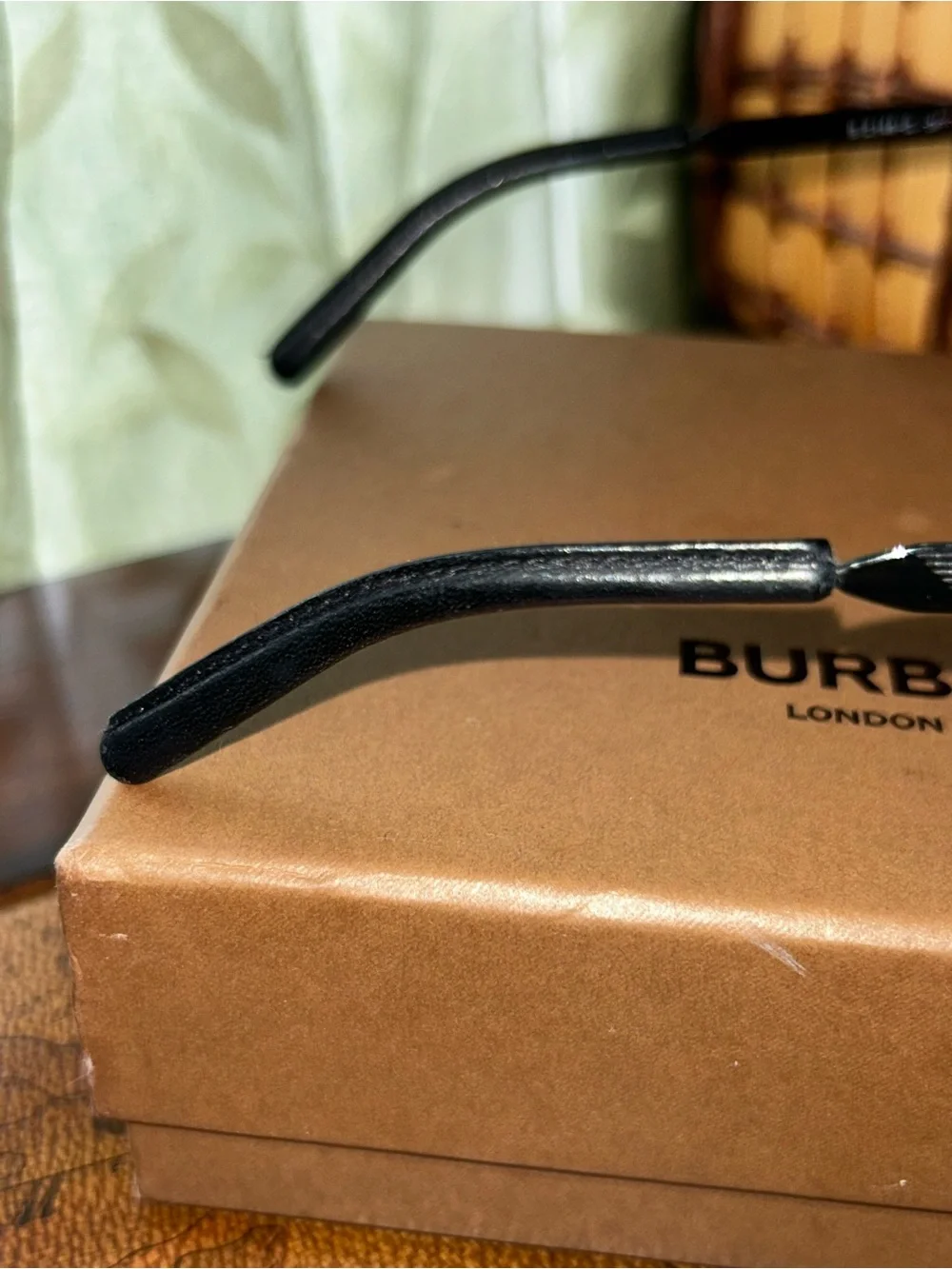 Burberry Black Acetate Wayfarer Glasses B 2148 Q 3001 3428 34▪️17 140 -Used-